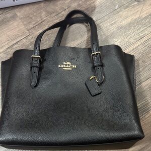 Coach Black Leather Crossbody Bag